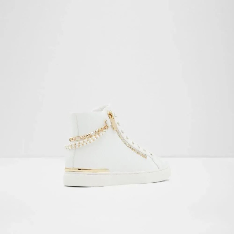 Perola Zapatillas Altas De Mujer Aldo Fashion Blanco