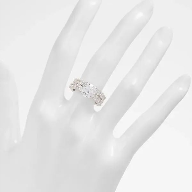 Moda Aldo Silver/clear Multi Plagens Mujer Accesorios Anillos