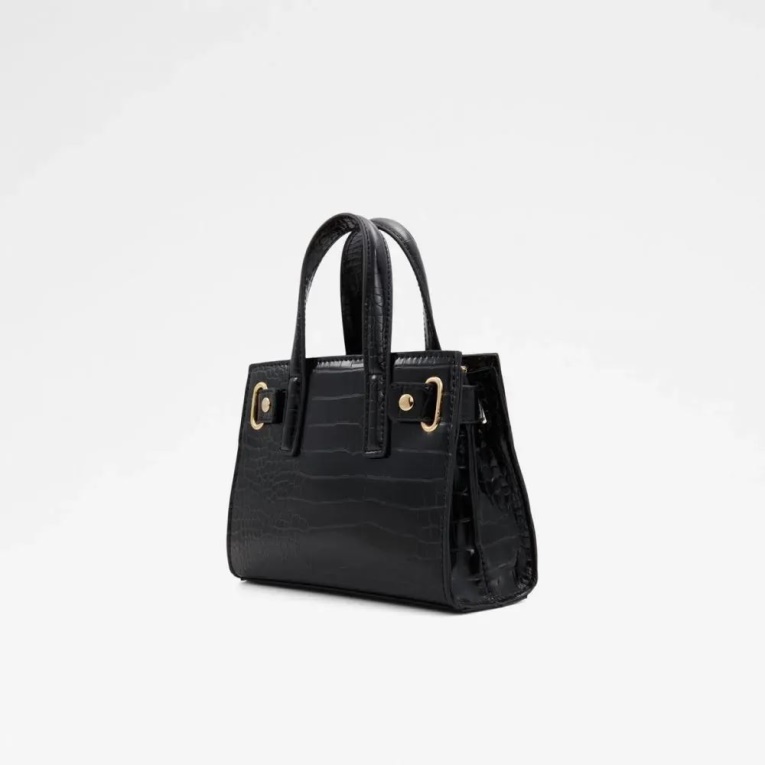 Aldo Fashion Black Posa Bolso De Mano De Mujer Satchel
