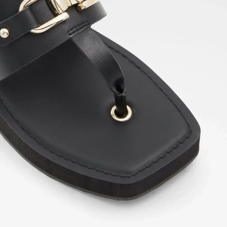 Sandalia De Playa Con Correa Para Mujer Aldo Poolside De Moda Negro