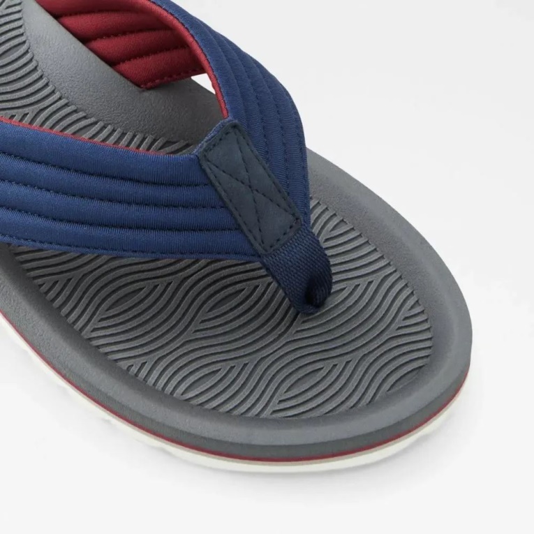 Sandalia De Tira Plana Para Hombre Proicien De La Moda En Otro Azul Marino De Aldo