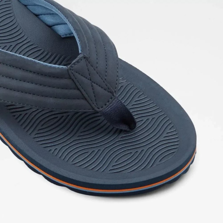 Sandalia De Dedo Plana De Hombre Proicien De Aldo Azul Marino Moda