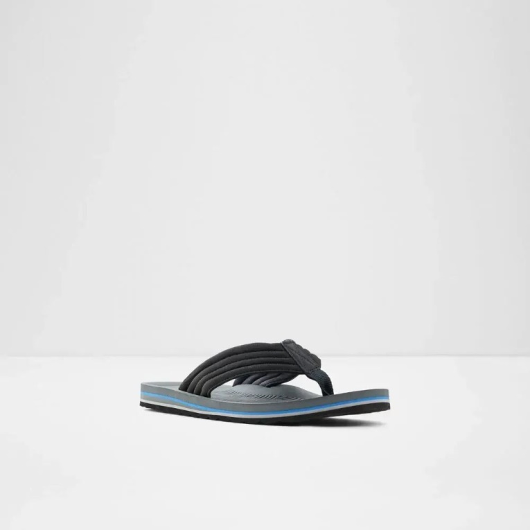 Sandalia De Tiras Planas Para Hombre Aldo Other-Black Proicien