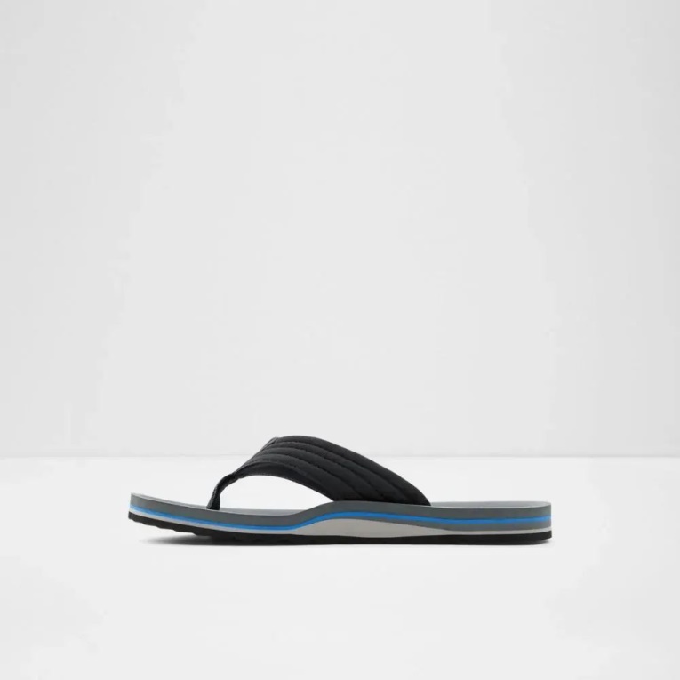 Sandalia De Tiras Planas Para Hombre Aldo Other-Black Proicien