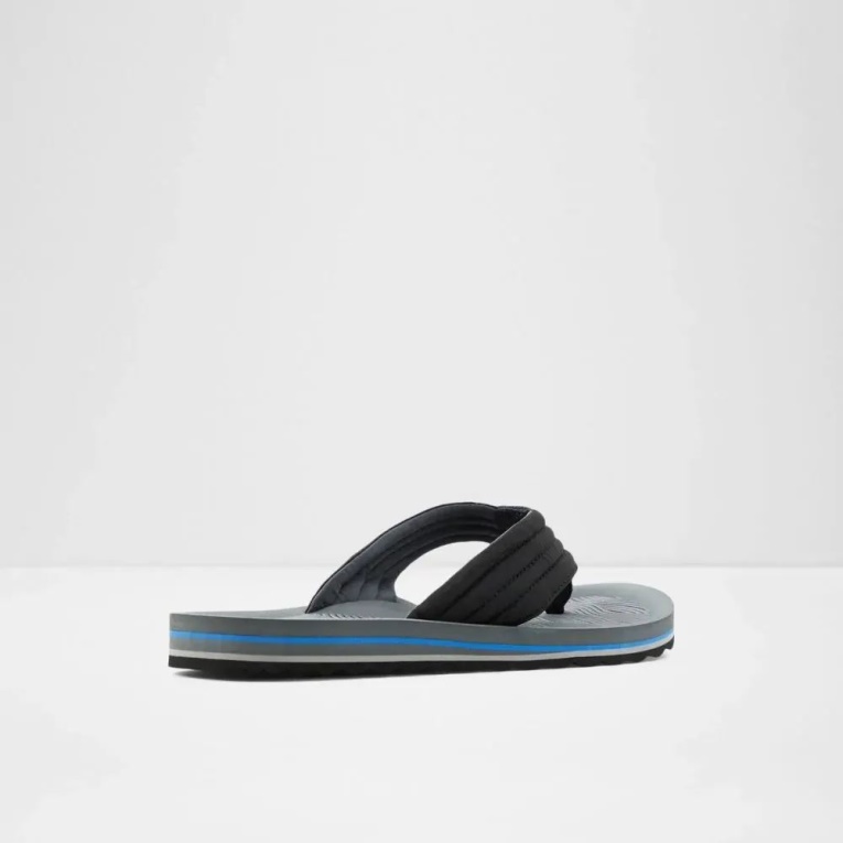 Sandalia De Tiras Planas Para Hombre Aldo Other-Black Proicien