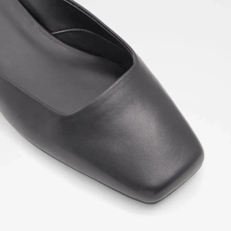 Mules De Mujer Con Puntera Cuadrada Pridiaflex De Aldo Negro