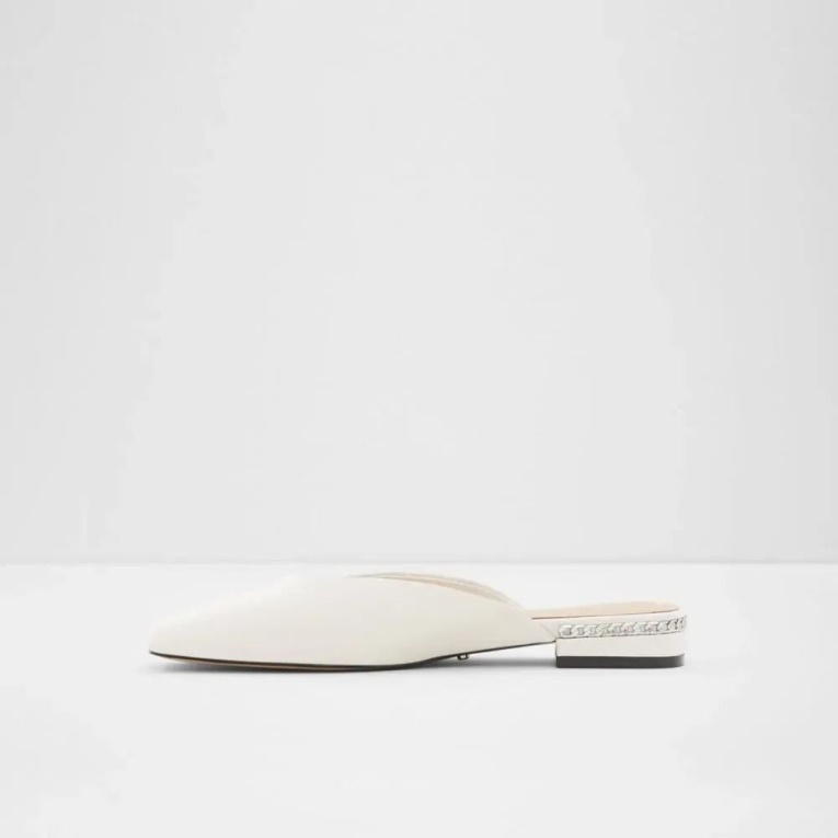 Chanclas Planas De Mujer Aldo White Pridiaflex Sin Cordones