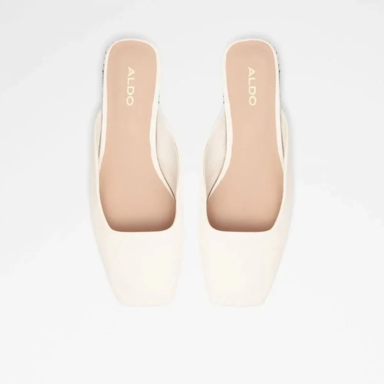 Chanclas Planas De Mujer Aldo White Pridiaflex Sin Cordones