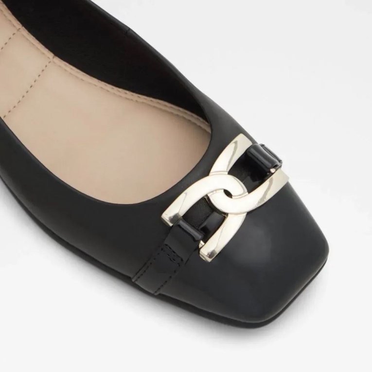 Qaeldan Bailarina De Mujer Con Punta Redonda Negro Moda Aldo