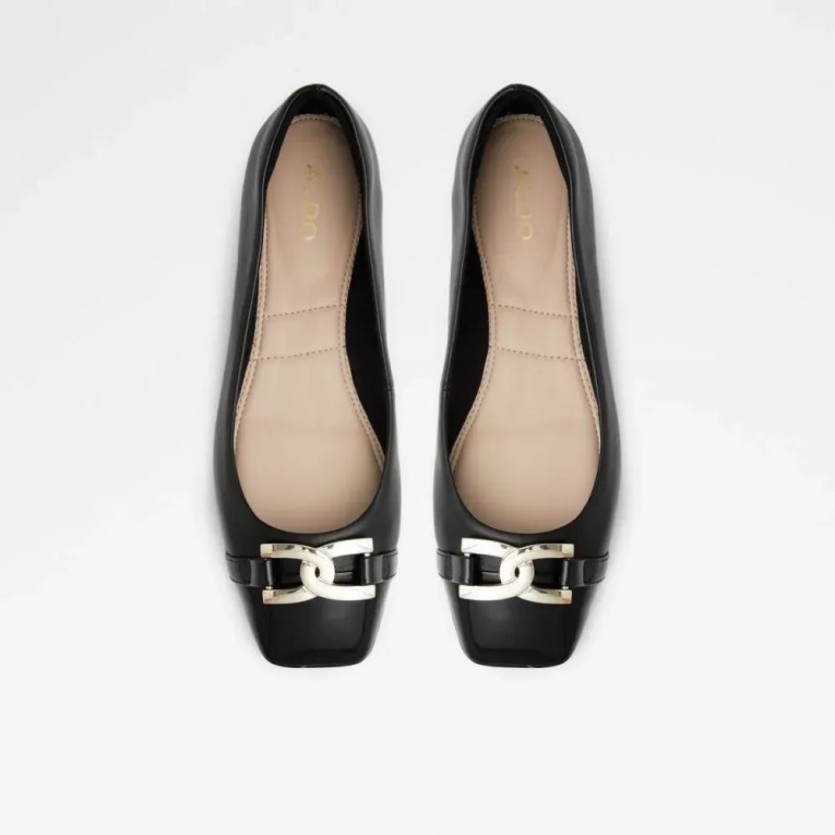 Qaeldan Bailarina De Mujer Con Punta Redonda Negro Moda Aldo