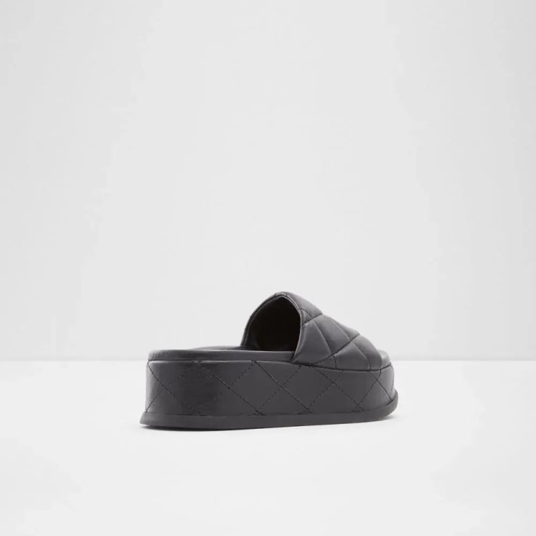 Aldo Fashion Rad - Sandalias Con Cuña Para Mujer, Color Negro