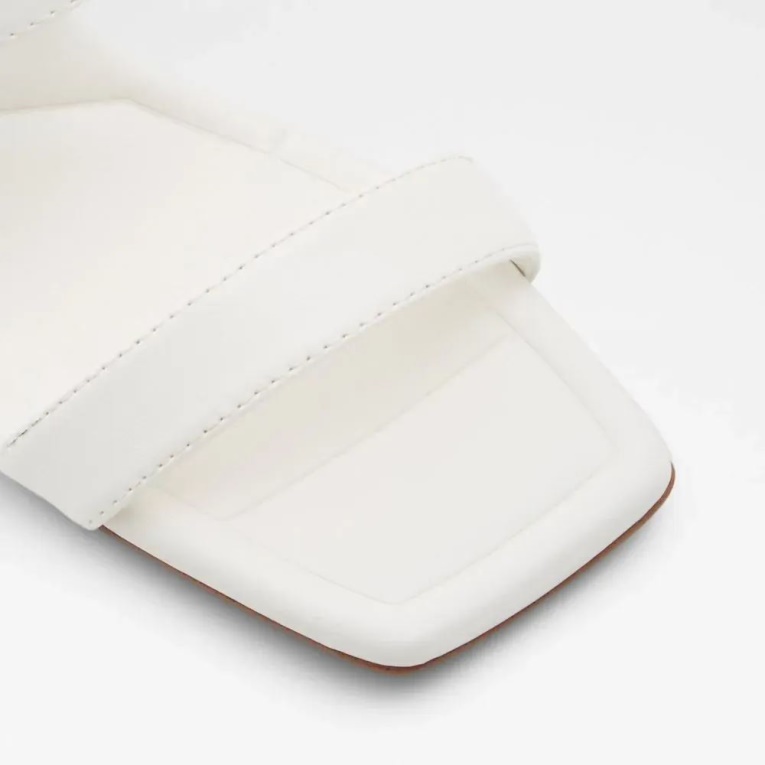 Ranalassi Sandalia De Mujer Con Tacón En Bloque Moda Aldo Otro Blanco