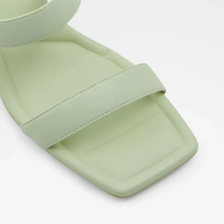 Ranalassi Sandalias De Mujer Con Tacón En Bloque Moda Verde Brillante Aldo