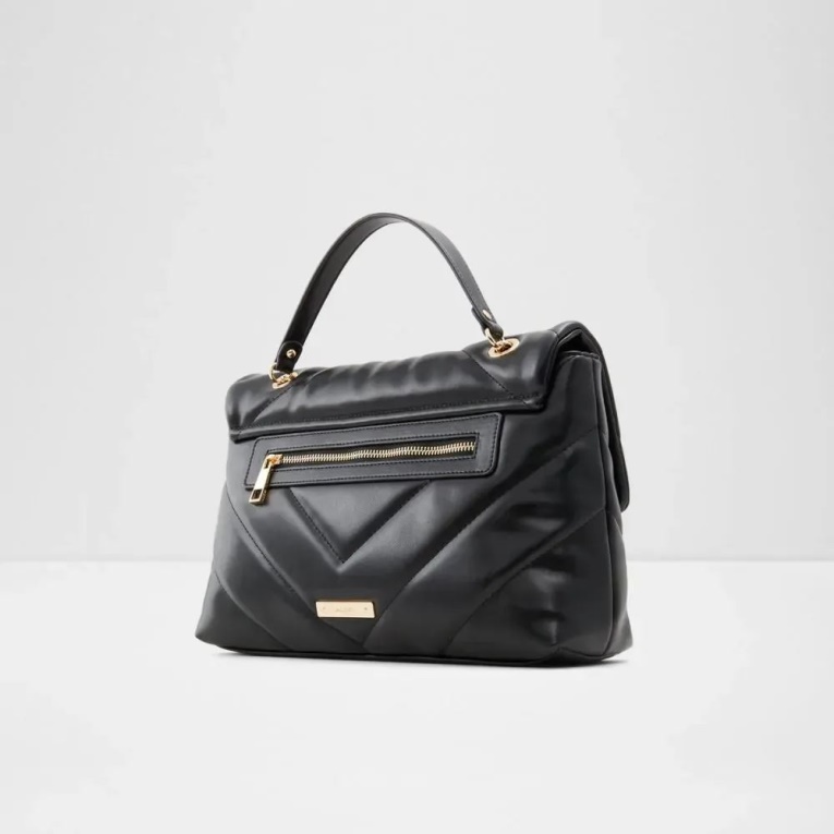 Aldo Fashion Negro Rhiladia Bolso De Mano De Mujer Bandolera