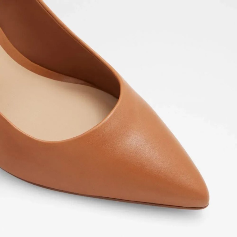 Aldo Sereniti Slip On Pump Tacón De Mujer Marrón Medio Moda