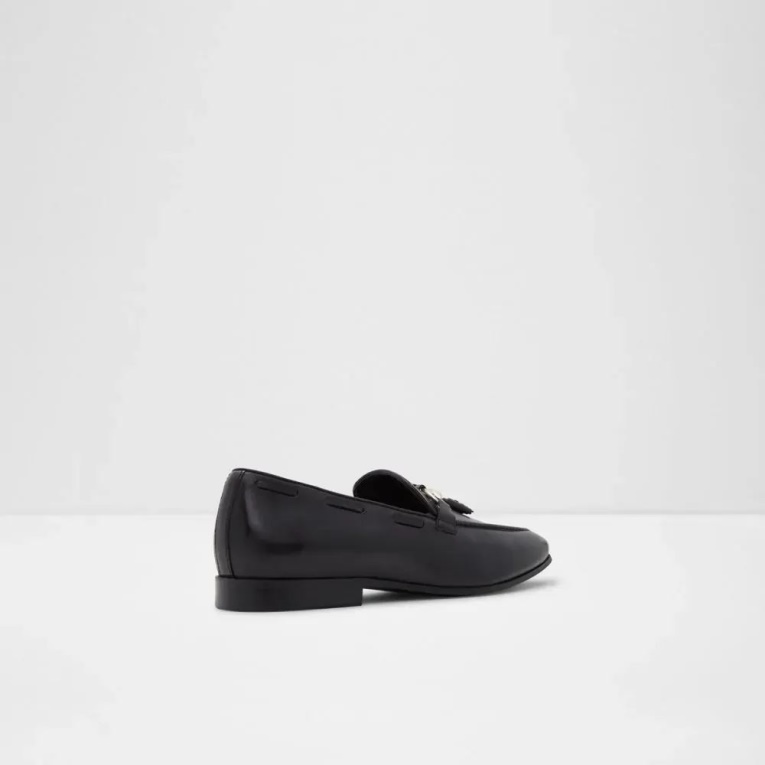 Aldo Stokhid - Mocasín De Piel Para Hombre, Color Negro