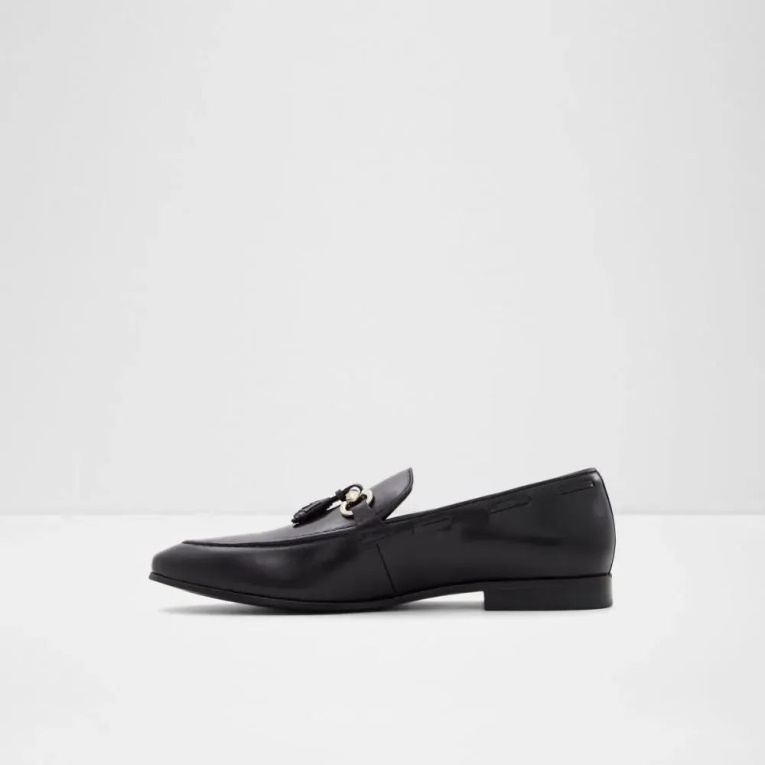 Aldo Stokhid - Mocasín De Piel Para Hombre, Color Negro