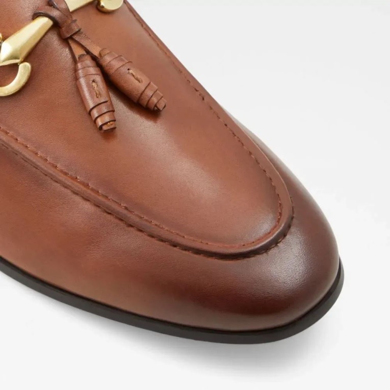 Cognac Moda Aldo Stokhid Hombre Slip On Mocasín Zapato De Vestir