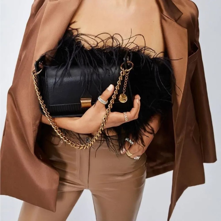 Moda Aldo Stria Mujer Bolso Bandolera Negro