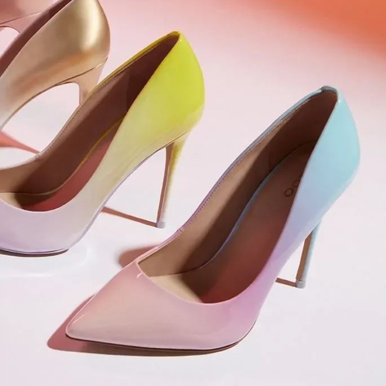 Zapato De Salón Con Tacón Alto De Mujer Aldo Stessy Azul De Moda