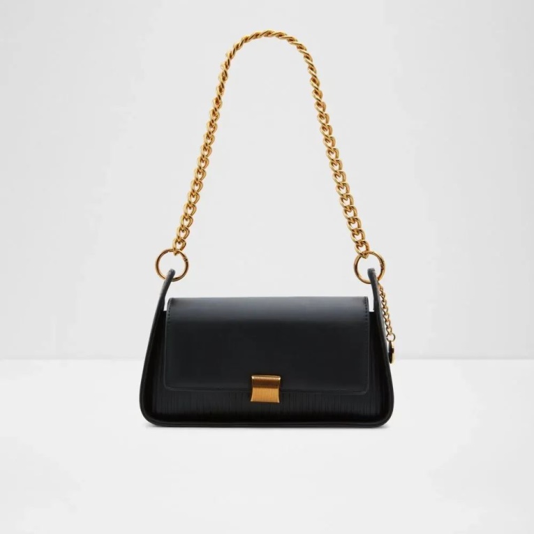 Stria Bolso De Mano De Mujer Bolso De Hombro Negro Aldo Moda