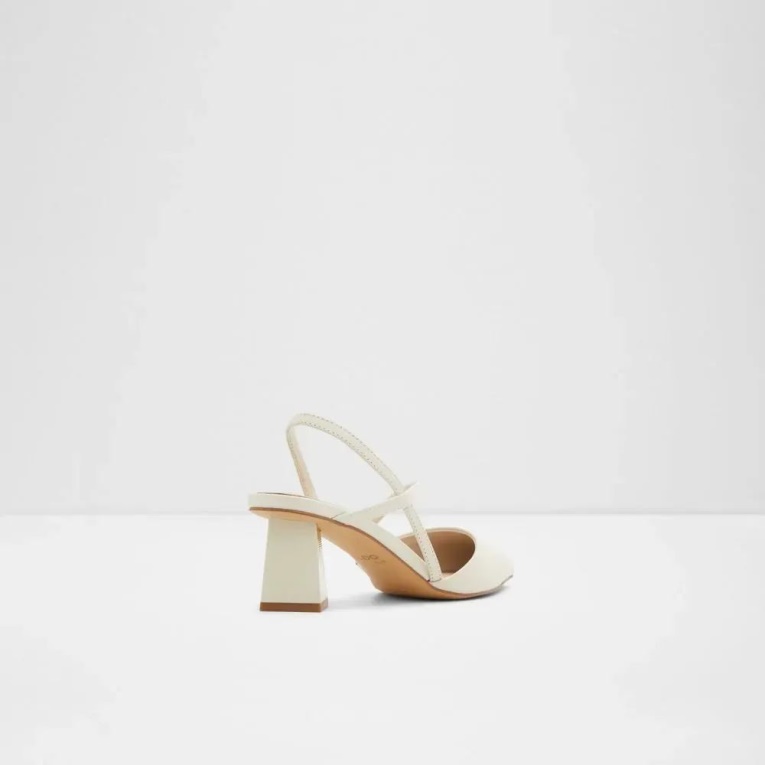 Suzette Mujer Zapato De Tacón Con Tira Trasera Moda Otro Blanco Aldo