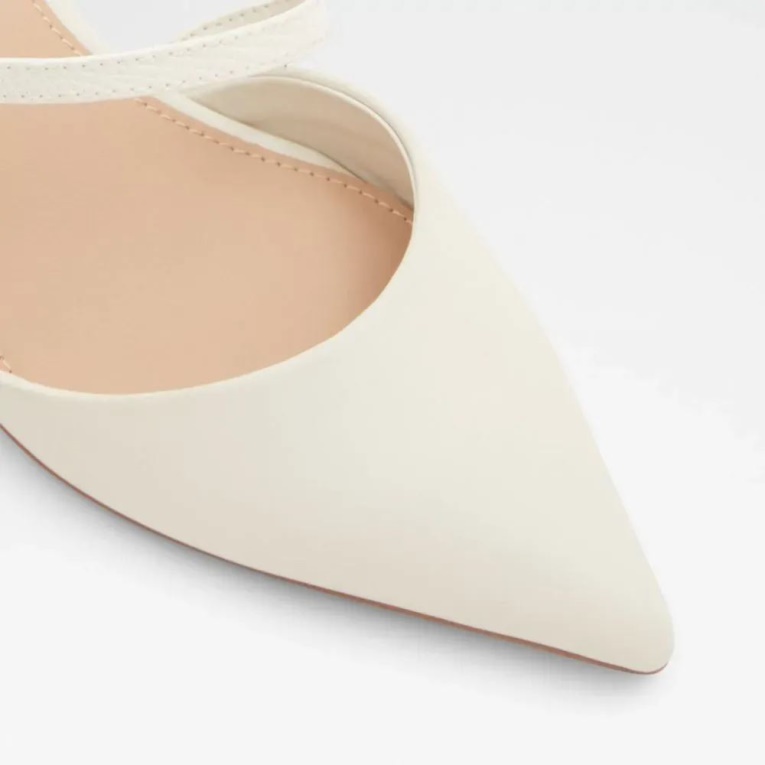 Suzette Mujer Zapato De Tacón Con Tira Trasera Moda Otro Blanco Aldo