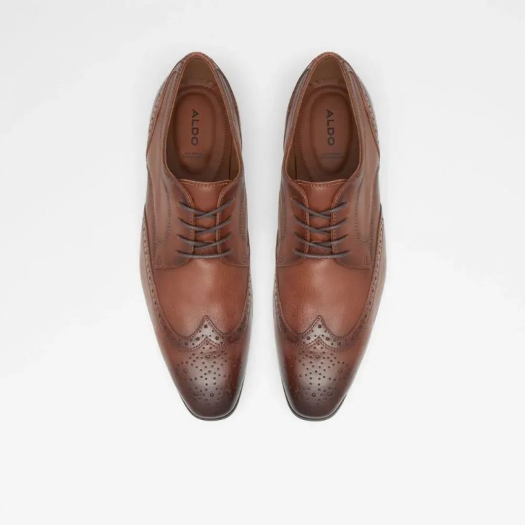 Cognac Fashion Aldo Thiasien Zapato De Vestir Derby Para Hombre