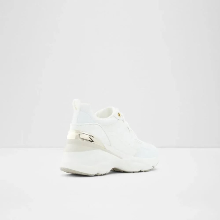 Zapatillas Bajas De Mujer Aldo Thaliri De Moda Blanco