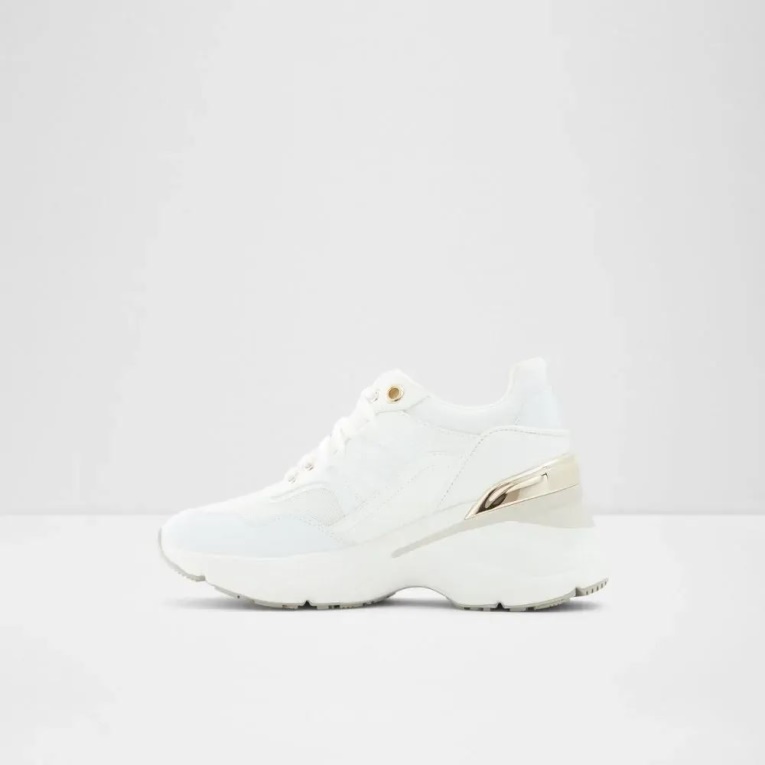 Zapatillas Bajas De Mujer Aldo Thaliri De Moda Blanco