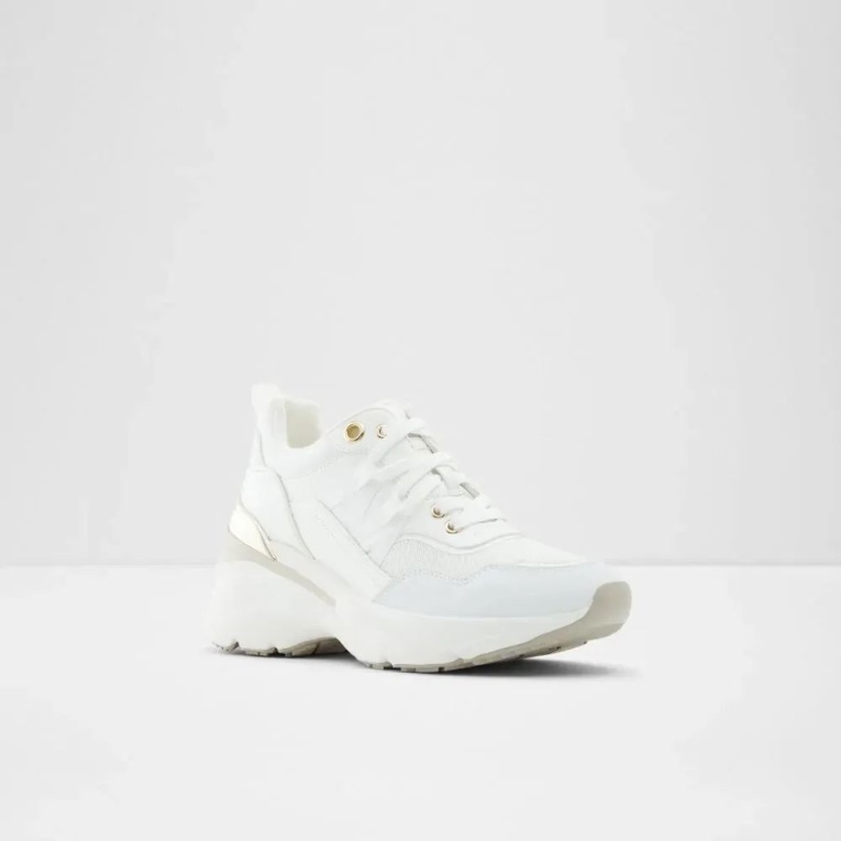 Zapatillas Bajas De Mujer Aldo Thaliri De Moda Blanco