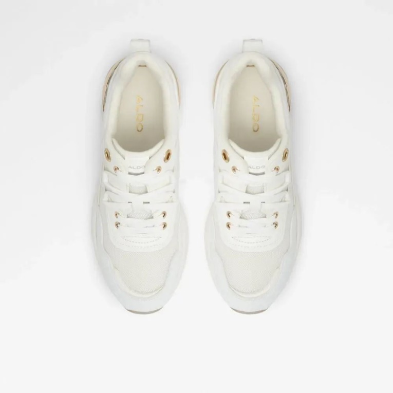 Zapatillas Bajas De Mujer Aldo Thaliri De Moda Blanco