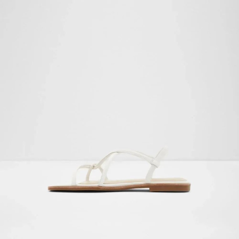 Toosieflex Mujer Sandalias Con Tiras Planas En La Parte Trasera Moda Blanco Aldo