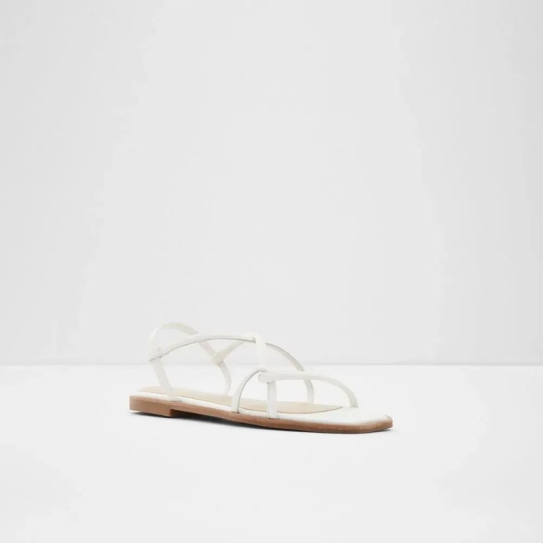 Toosieflex Mujer Sandalias Con Tiras Planas En La Parte Trasera Moda Blanco Aldo