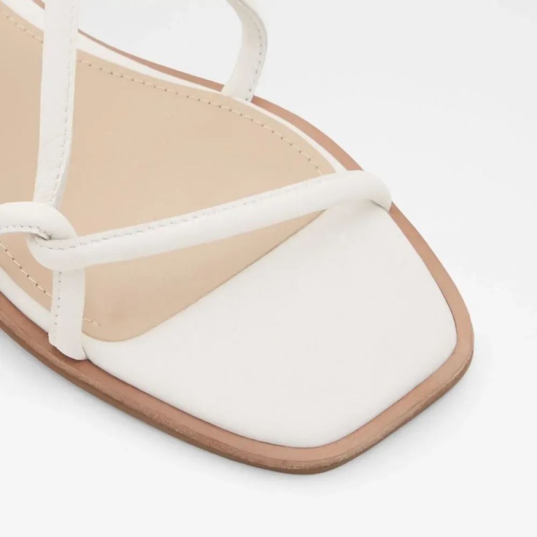 Toosieflex Mujer Sandalias Con Tiras Planas En La Parte Trasera Moda Blanco Aldo