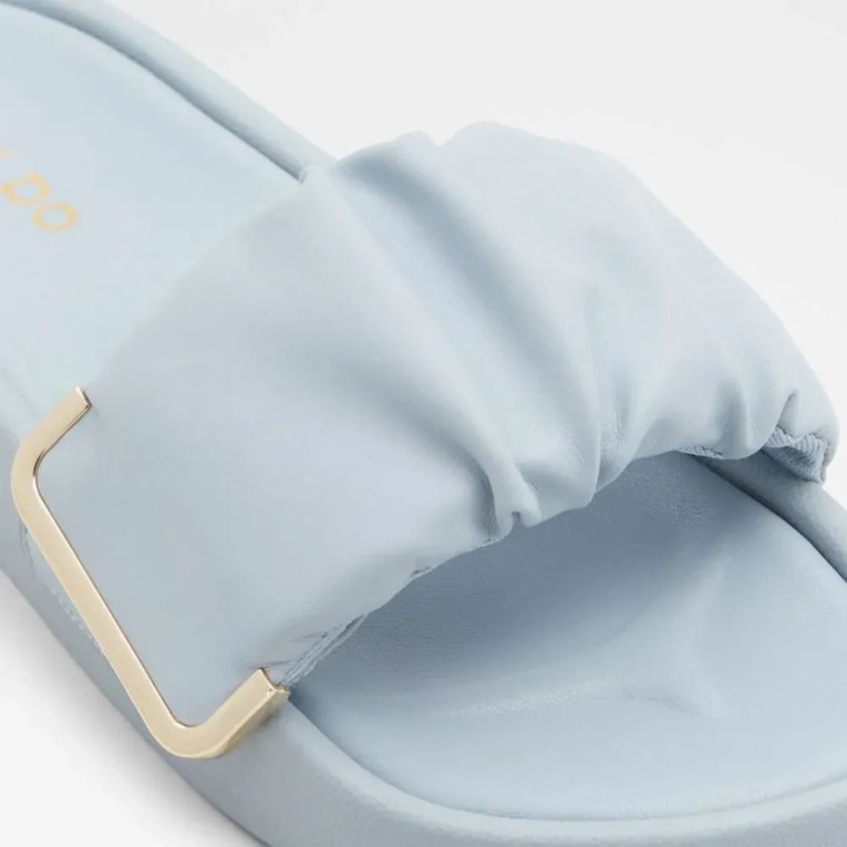 Sandalias Planas De Mujer Tybus Azul Claro Aldo Fashion