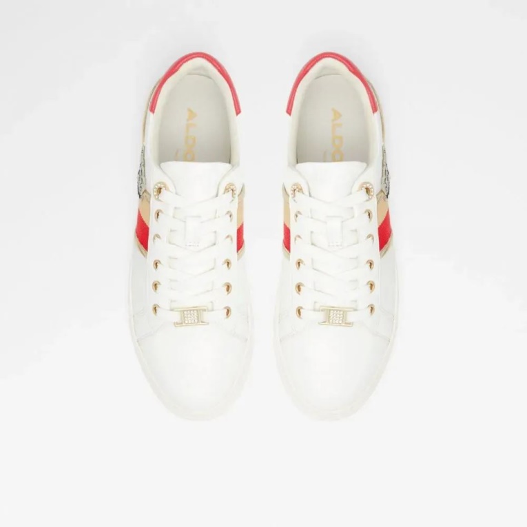Zapatillas Bajas De Mujer Aldo Tyga De Otra Moda Blanca