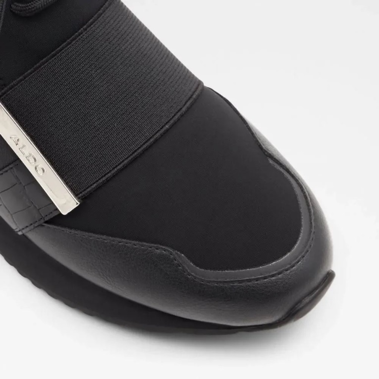 Aldo Fashion Vipera - Zapatillas De Deporte Para Mujer, Color Negro