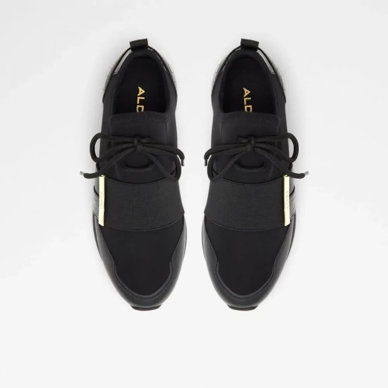 Aldo Fashion Vipera - Zapatillas De Deporte Para Mujer, Color Negro