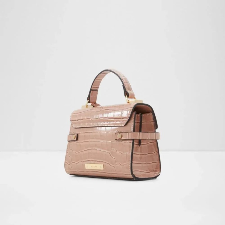 Bolso De Mujer Rosa Claro Aldo Fashion Vontessa Asa Superior