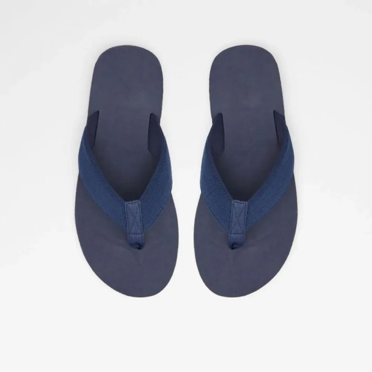 Weallere Sandalias De Tiras Sin Cordones Para Hombre Moda Azul Marino Aldo