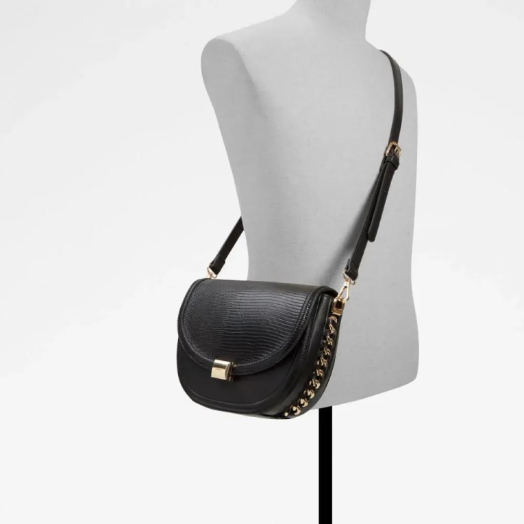 Bolso Bandolera De Mujer Aldo Wiaveth Negro De Moda