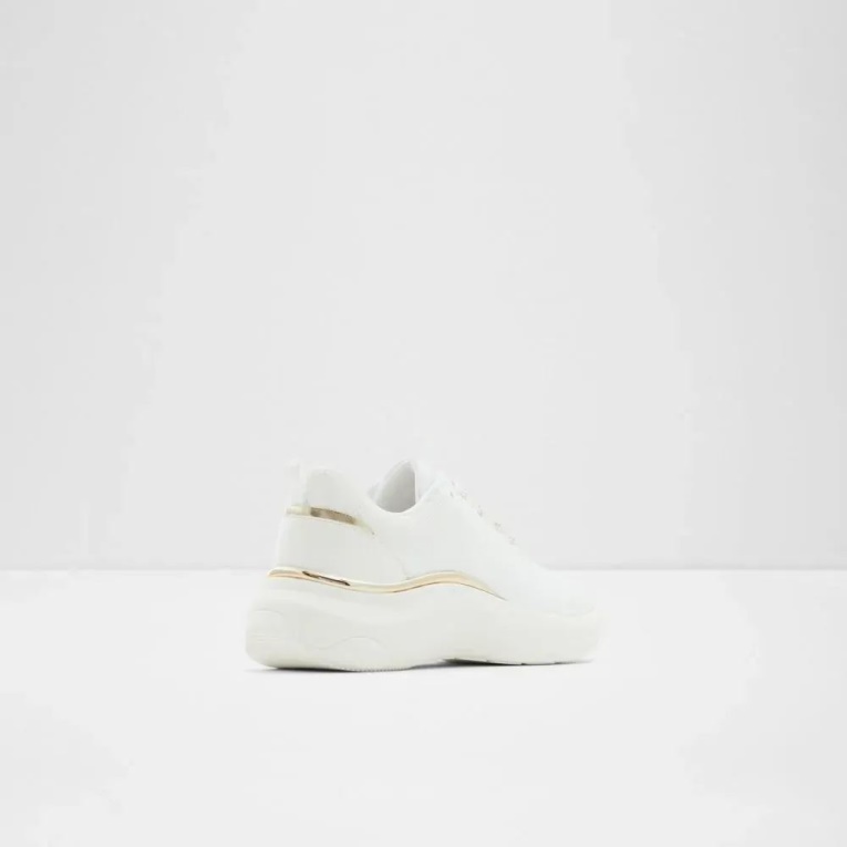 Zapatillas Bajas De Mujer Aldo Willo Blancas De Moda