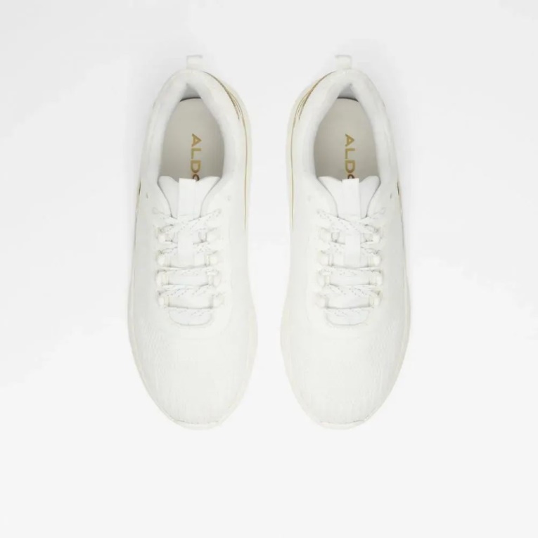 Zapatillas Bajas De Mujer Aldo Willo Blancas De Moda