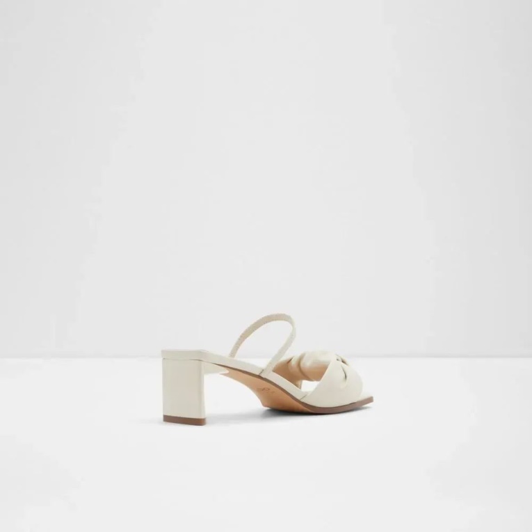 Other White Wigoveth Sandalia De Tacón Con Tira Trasera Para Mujer Aldo Fashion