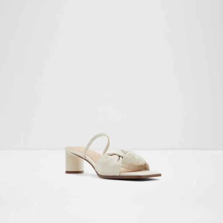 Other White Wigoveth Sandalia De Tacón Con Tira Trasera Para Mujer Aldo Fashion