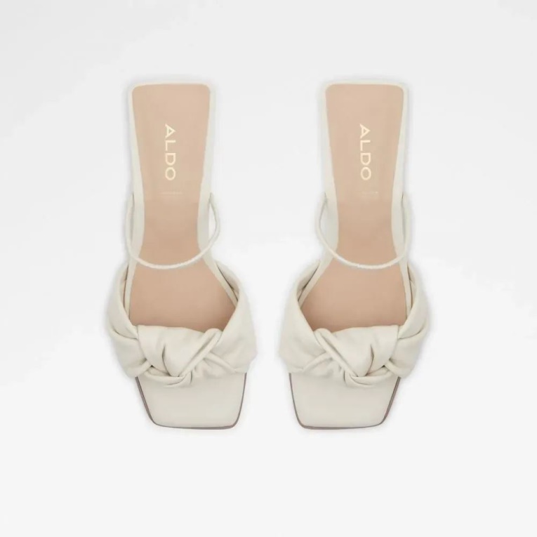 Other White Wigoveth Sandalia De Tacón Con Tira Trasera Para Mujer Aldo Fashion
