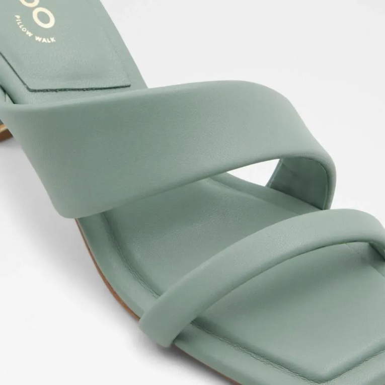 Sandalia De Tacón Con Tiras De Mujer Zaza Verde De Aldo Fashion Other