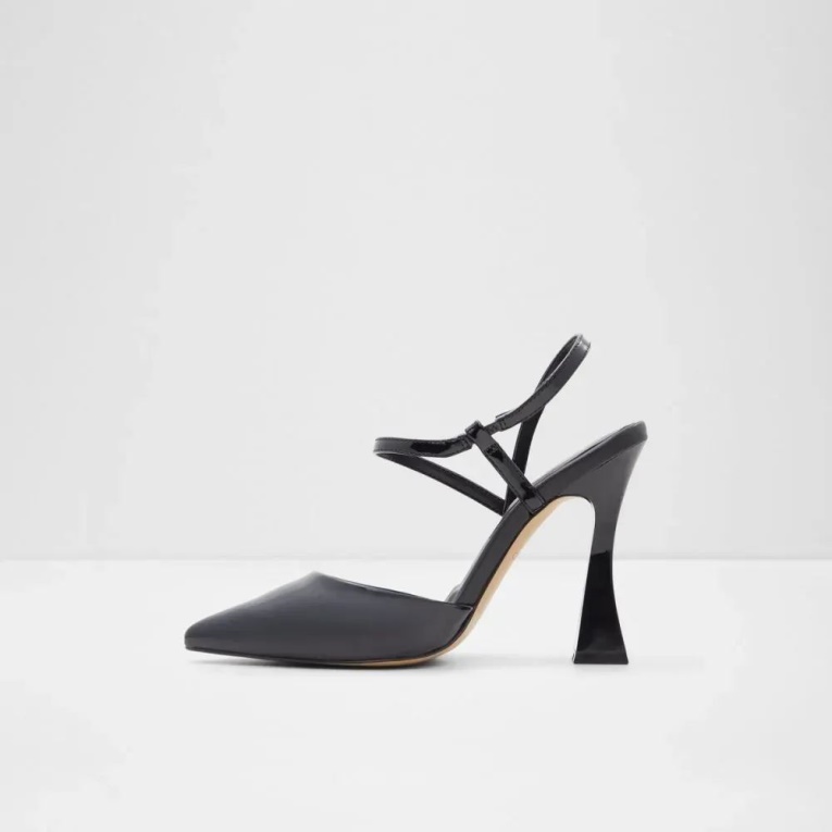 Otro-negro Zapato De Tacón Con Tira Trasera De Mujer Zaha De Aldo Fashion