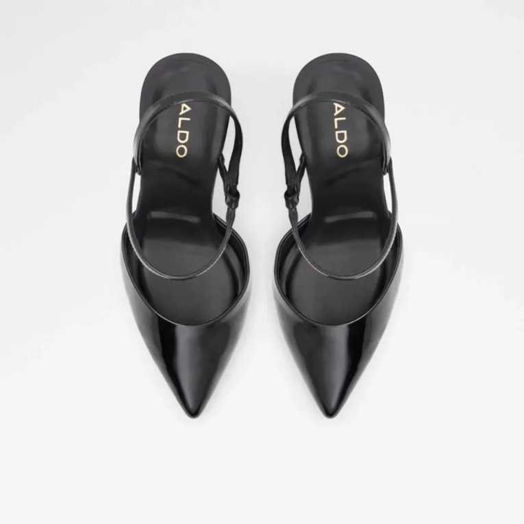 Otro-negro Zapato De Tacón Con Tira Trasera De Mujer Zaha De Aldo Fashion